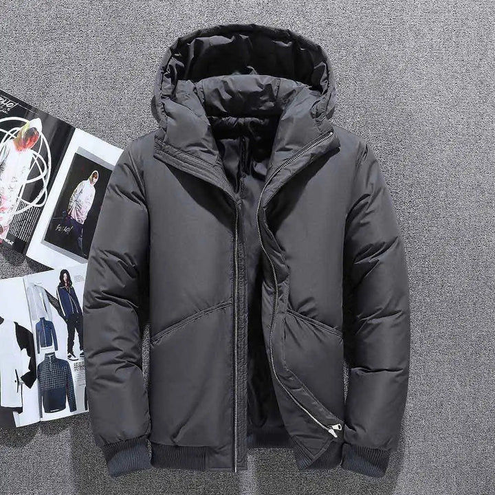 Herren Winter Steppjacke | Mit Kapuze