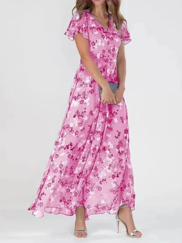 Damen Blumiges Sommerkleid | Maxi