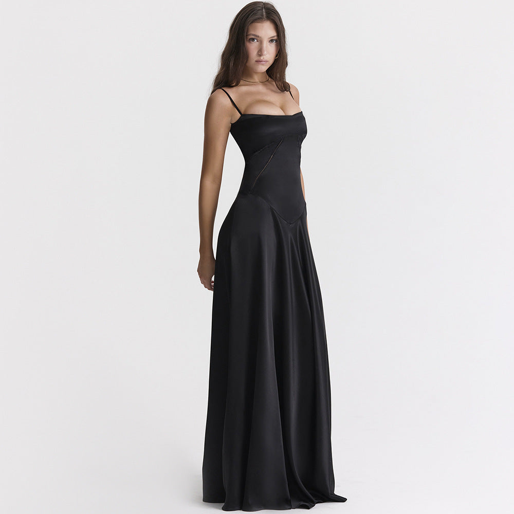 Damen Abendkleid mit Trägern | Maxi
