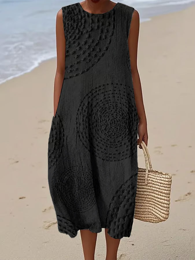 Damen Sommer Strandkleid | Maxi