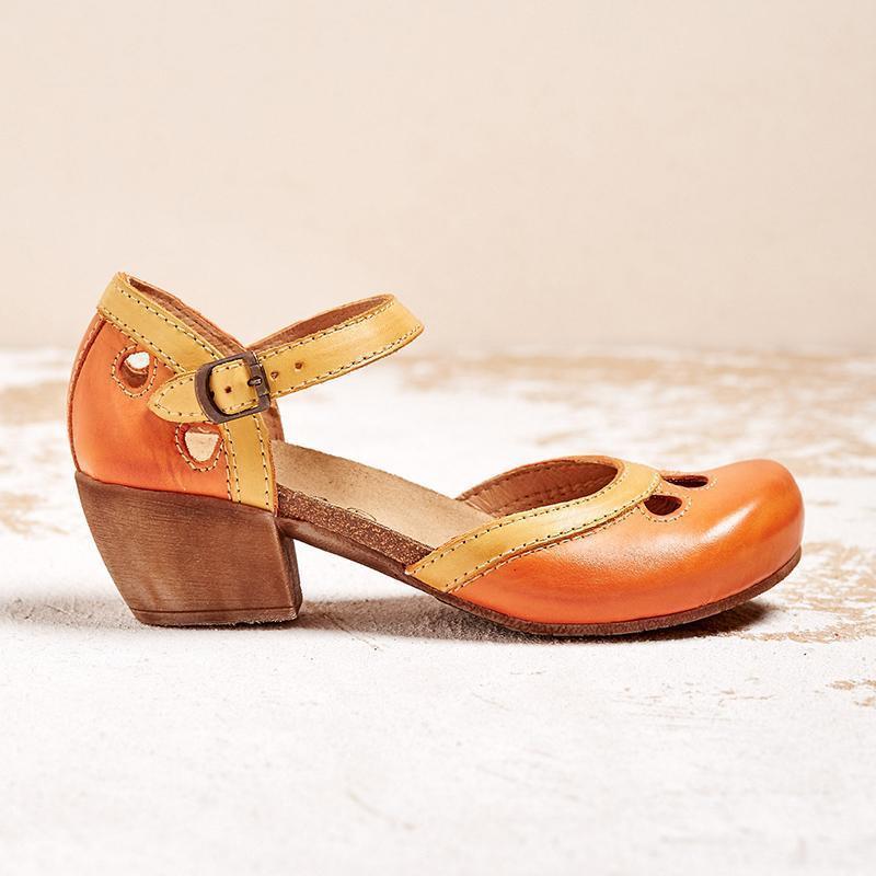 Damen Schuhe mit Absatz und Riemchen | Breiter Absatz