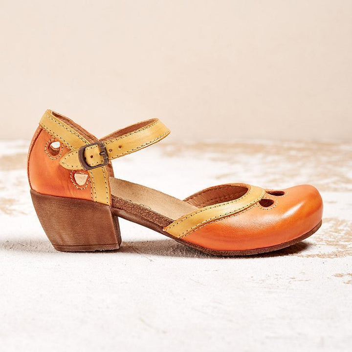 Damen Schuhe mit Absatz und Riemchen | Breiter Absatz