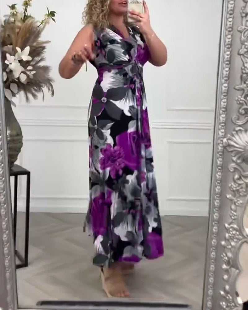 Damen Blumiges Sommerkleid | Maxi