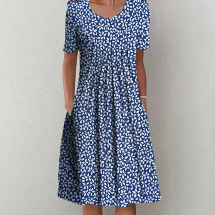 Damen Blumen Sommerkleid | Midi