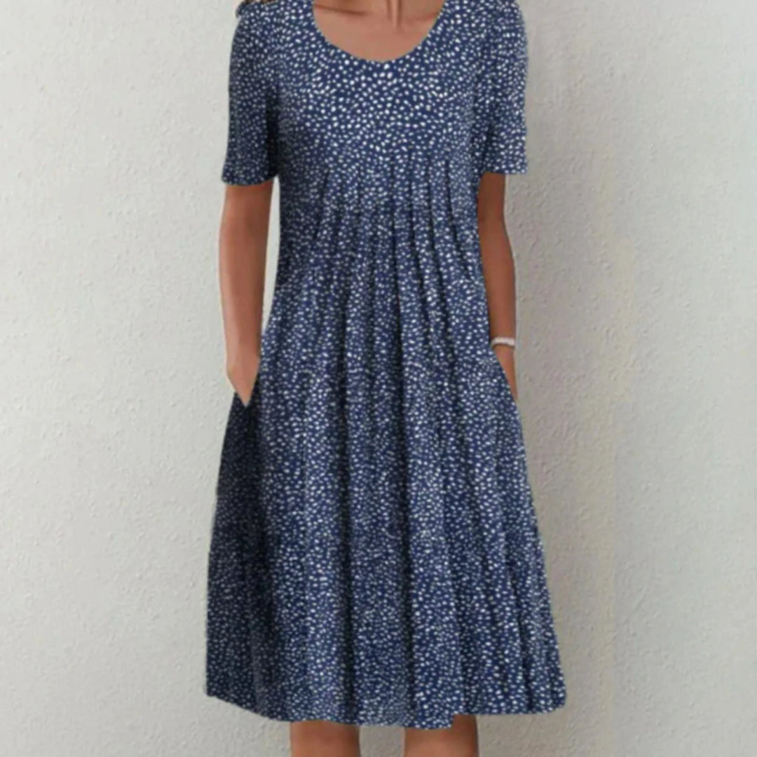Damen Blumen Sommerkleid | Midi