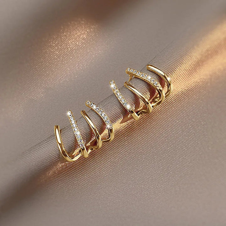 Women's Hoop Earrings with Crystals | Jewelry yes