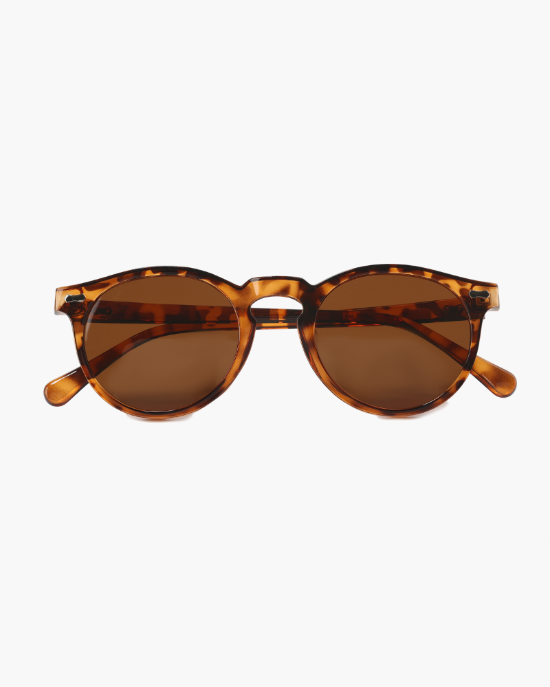 Herren Runde Sonnenbrille | Getönt