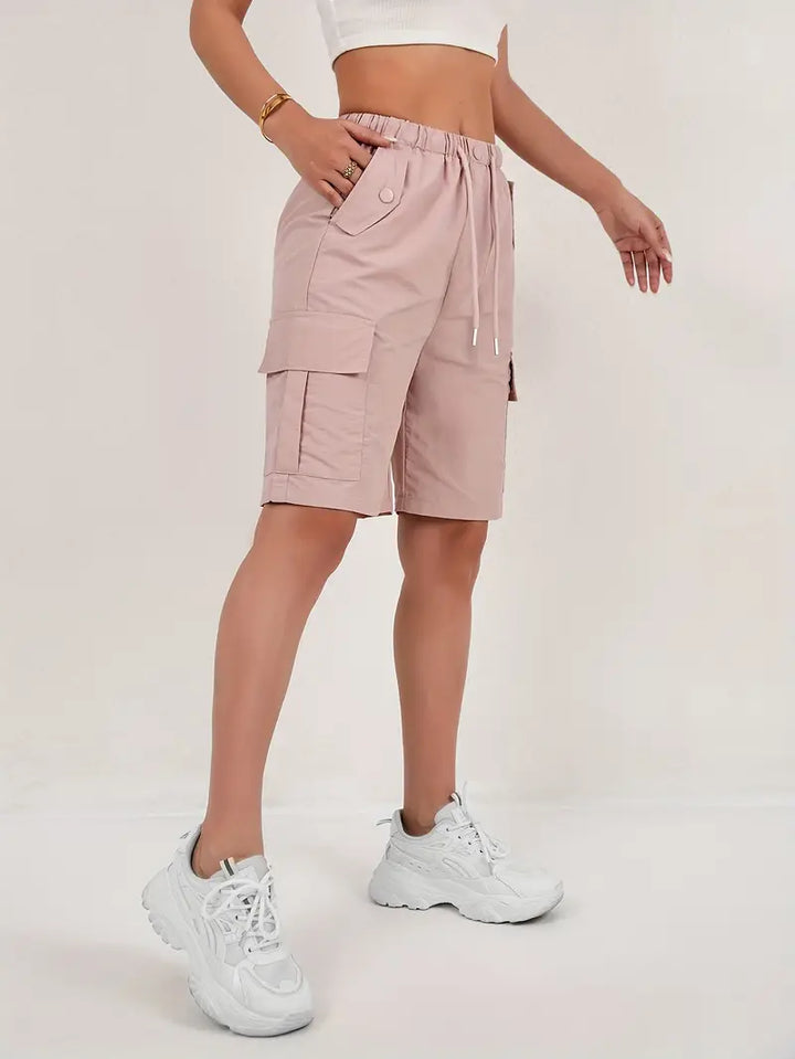 Women's Cargo Shorts | With Drawstring