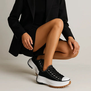 Damskie ortopedyczne sneakersy na platformie | Chunky