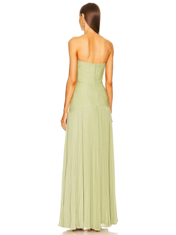 Women's Strapless Maxi Wedding Dress
