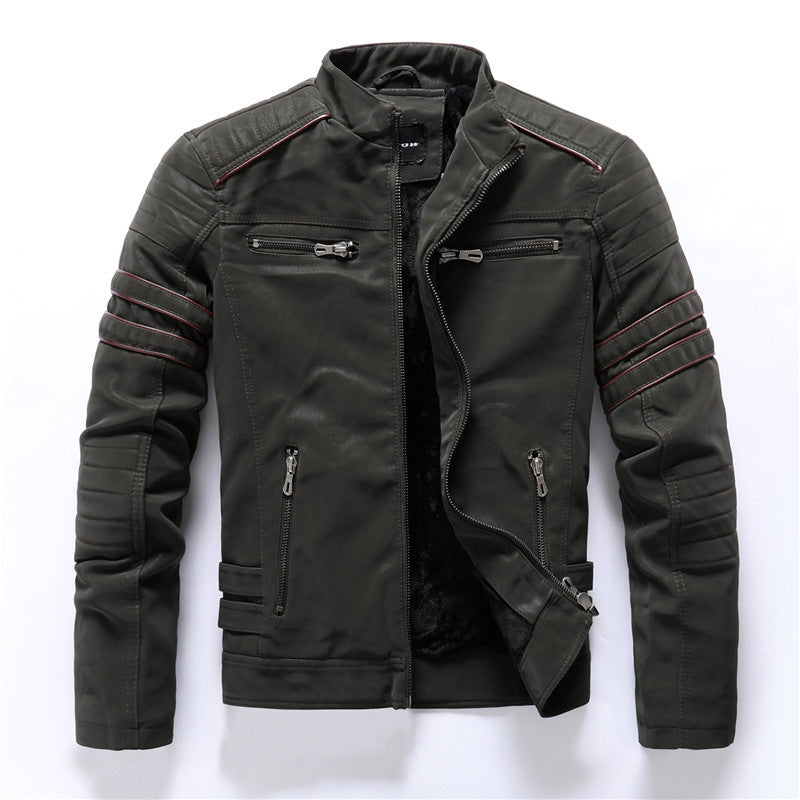 Herren Jacke Slim Fit | Mit Reißverschluss