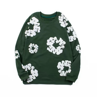 Unisexowy Sweter z Kwiatowym Wzorem | Casual