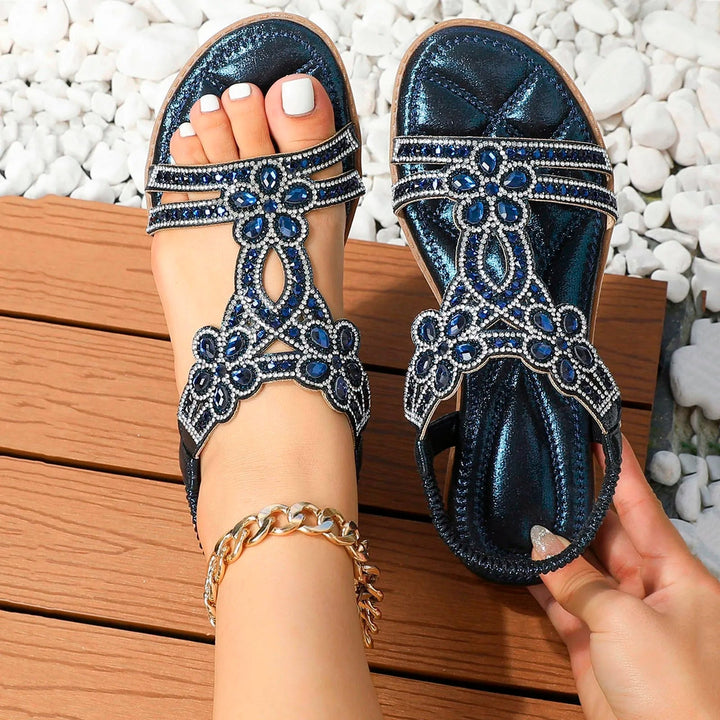 Damen Flache Sommerliche Sandalen | Freizeit