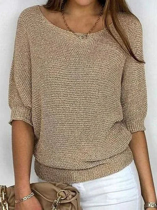 Bluzka Dzianinowa Damska | Casual