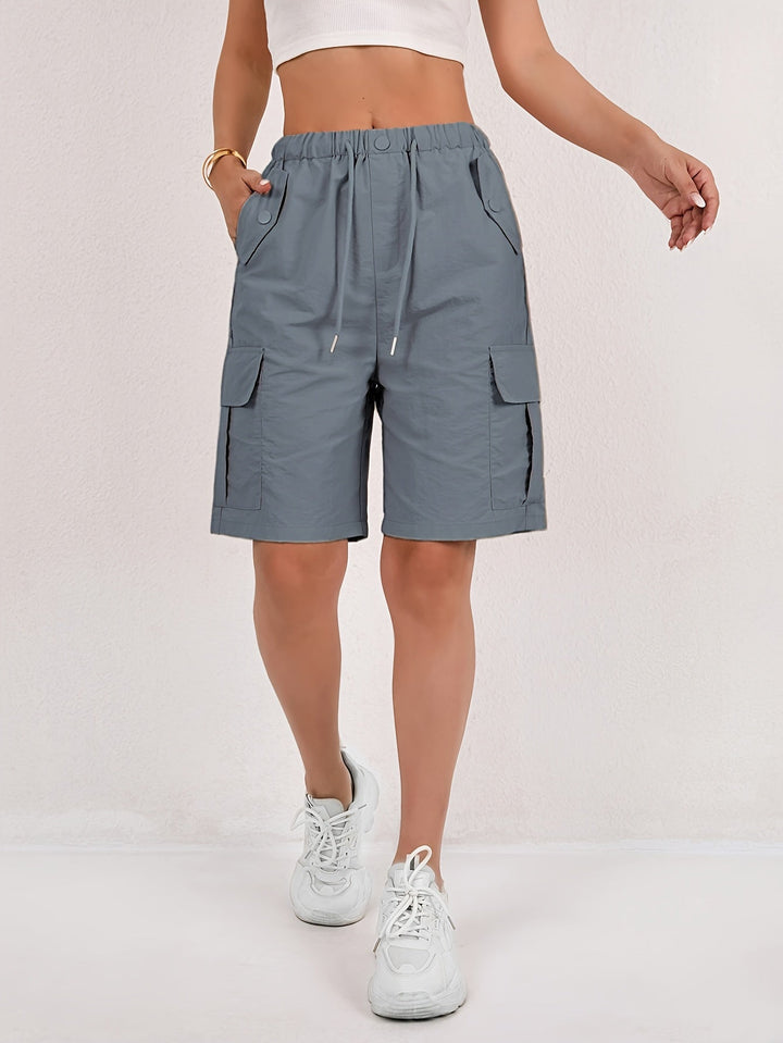 Women's Cargo Shorts | With Drawstring