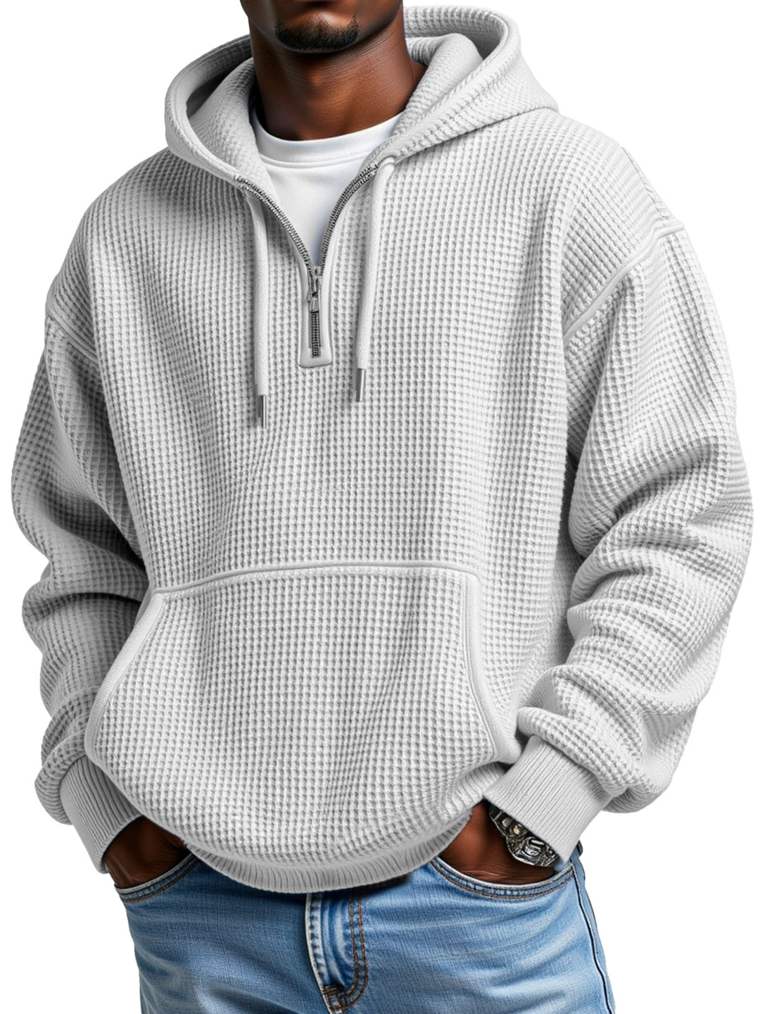 Men's Winter Hoodie | Half-Zip