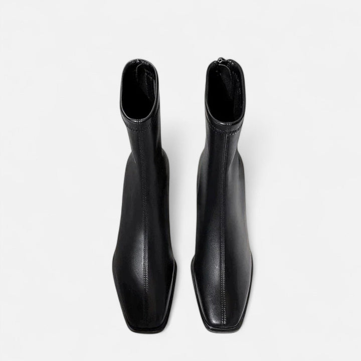 Women's Ankle Boots with Square Toe | Block Heel