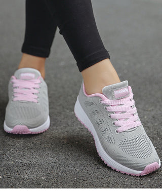 Damskie ortopedyczne oddychające sneakersy | Lekkie