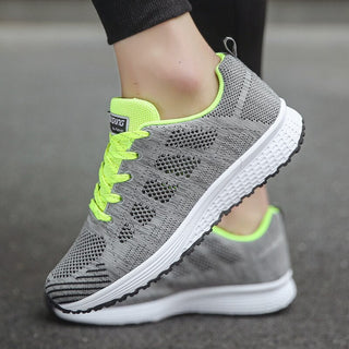 Damskie ortopedyczne oddychające sneakersy | Lekkie
