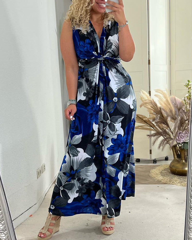 Damen Blumiges Sommerkleid | Maxi