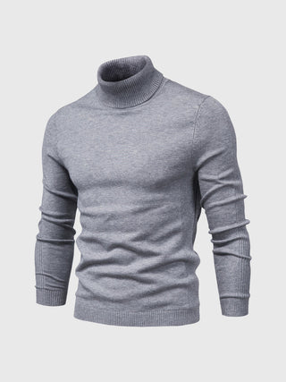 Męski sweter z golfem | Dopasowany krój