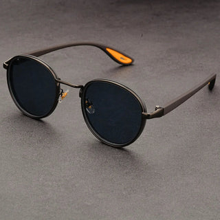 Unisex Okrągłe Okulary Przeciwsłoneczne | Vintage