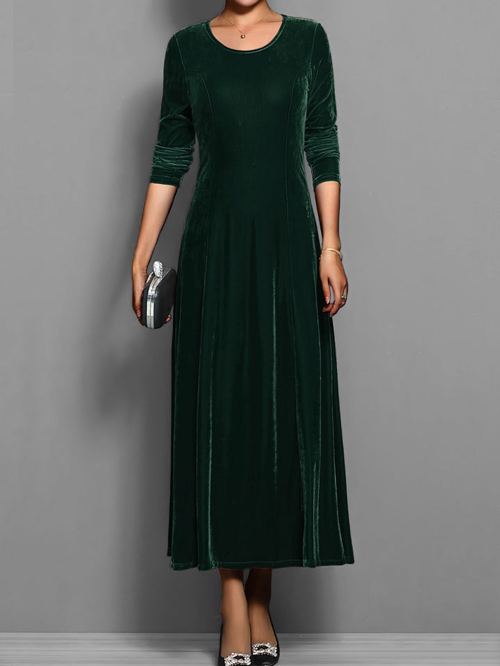 Damen Abendkleid mit langen Ärmeln | Maxi