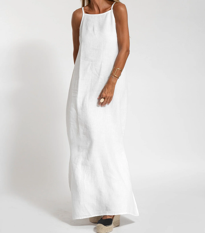 Damen Maxi Kleid Ärmellos | Luftig