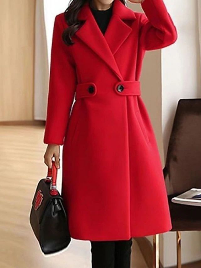 Women's Winter Trench Coat | With Belt