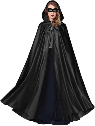 Sukienka peleryna damska na Halloween | Z kapturem