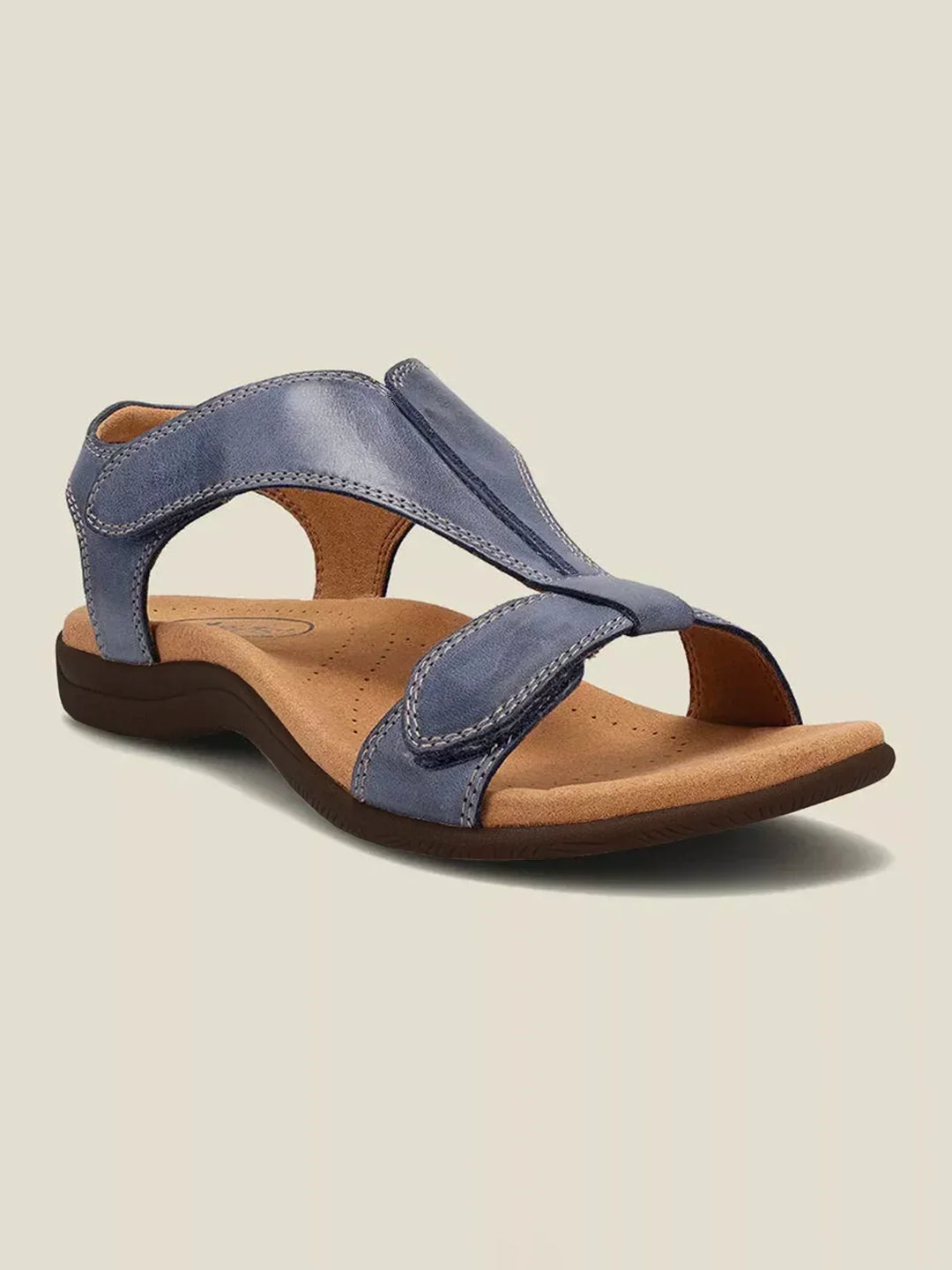 Sandálias Femininas Casuais com Dedos à Mostra | Com Velcro