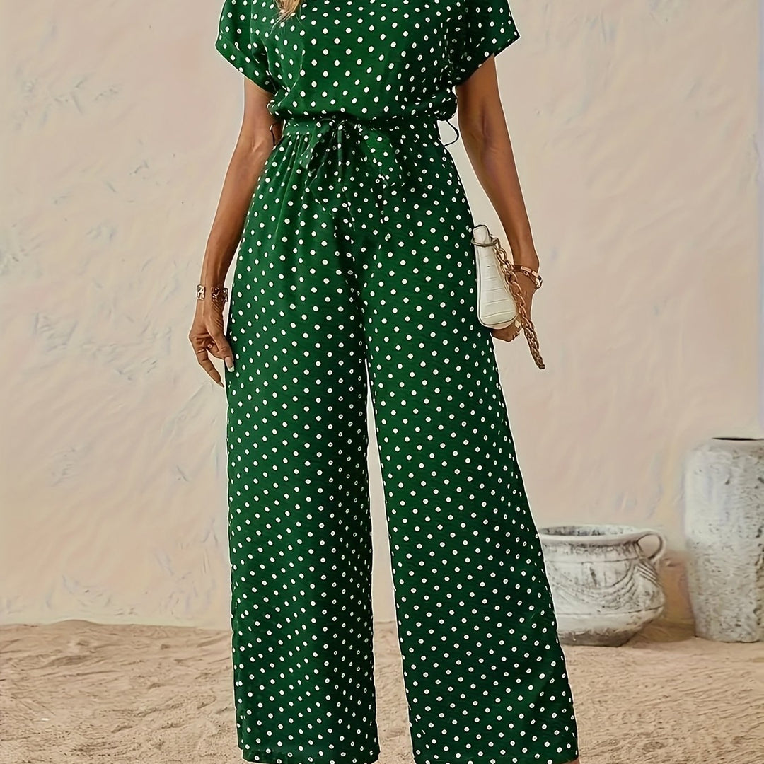Women's Casual Summer Jumpsuit | Wide Legs