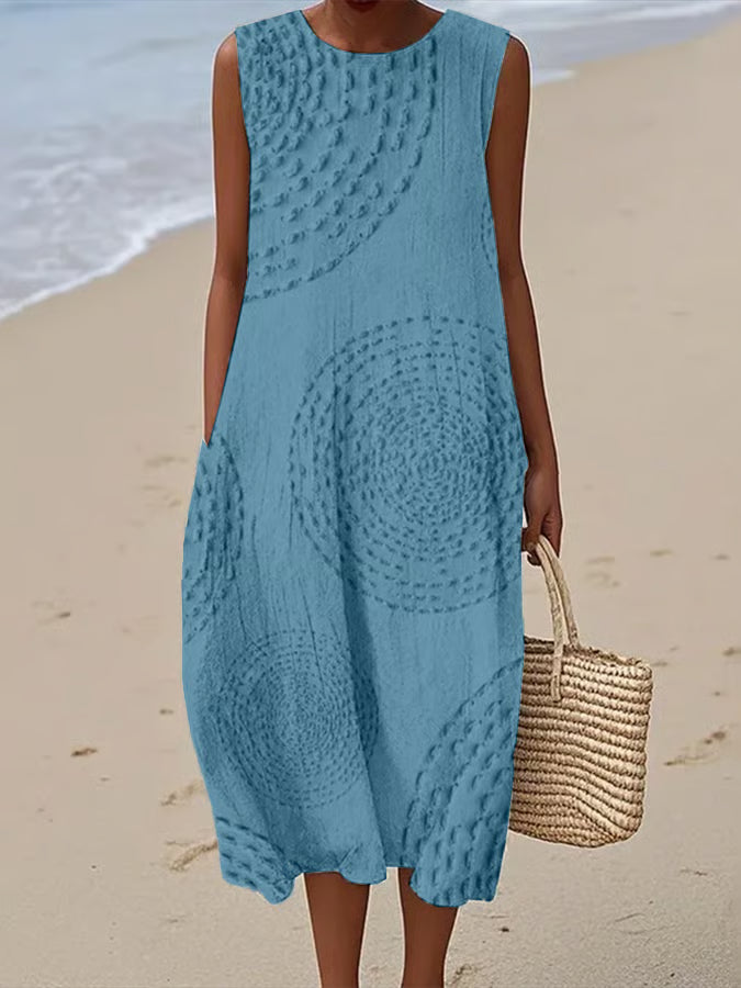 Damen Sommer Strandkleid | Maxi