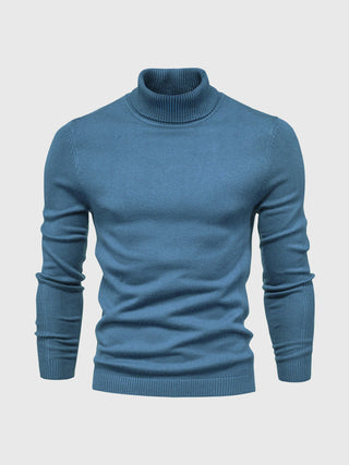 Męski sweter z golfem | Dopasowany krój