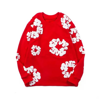 Unisexowy Sweter z Kwiatowym Wzorem | Casual