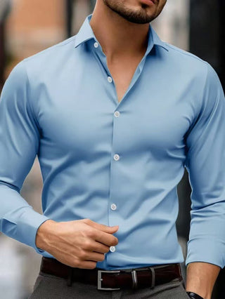 Męska koszula tapered | Długi rękaw