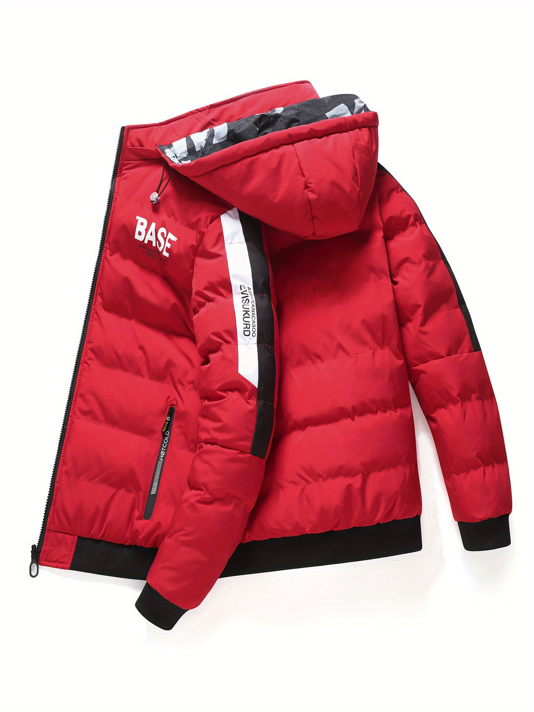 Herren Winter Steppjacke | Sportlicher Stil mit Kapuze