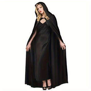 Sukienka peleryna damska na Halloween | Z kapturem