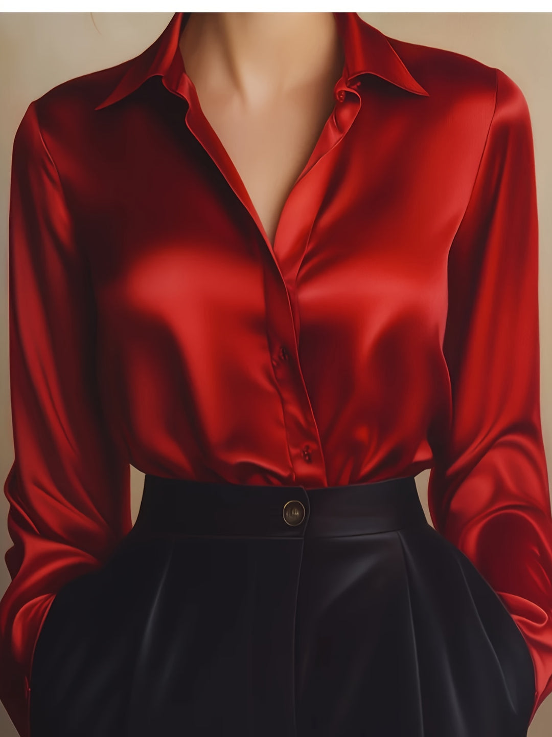 Women's Classic Blouse | Long Sleeve