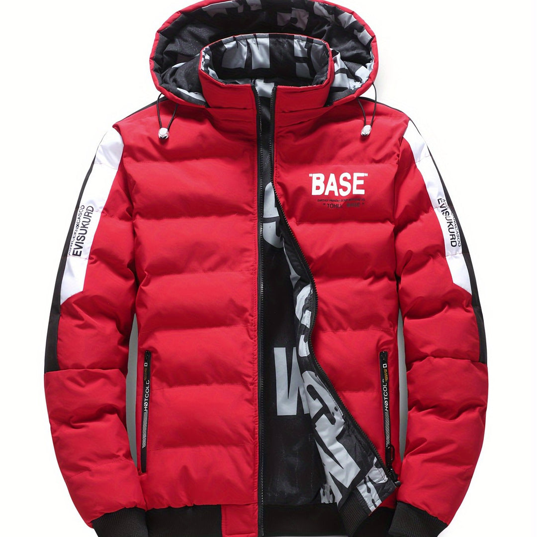 Herren Winter Steppjacke | Sportlicher Stil mit Kapuze