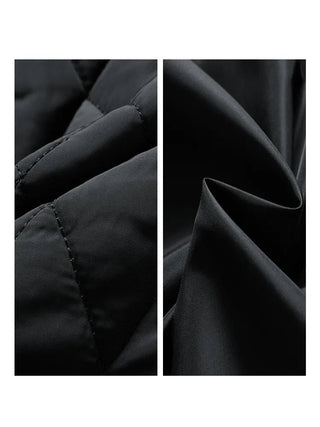 Męskie Zimowa Pikowana Kurtka | Z Zamkiem