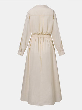 Elegancka Sukienka Koszulowa Damska | Maxi