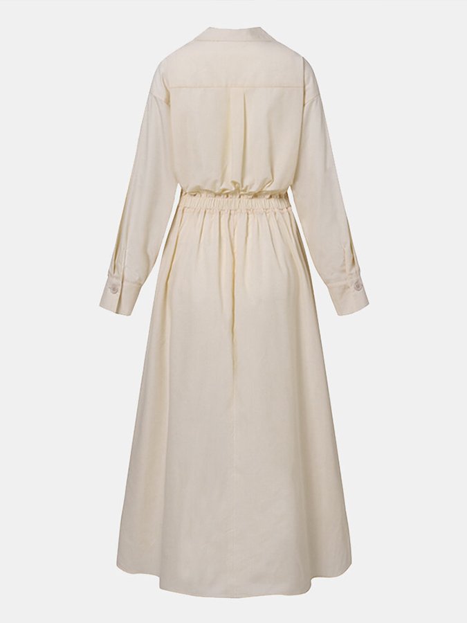 Damen Hemdkleid | Maxi