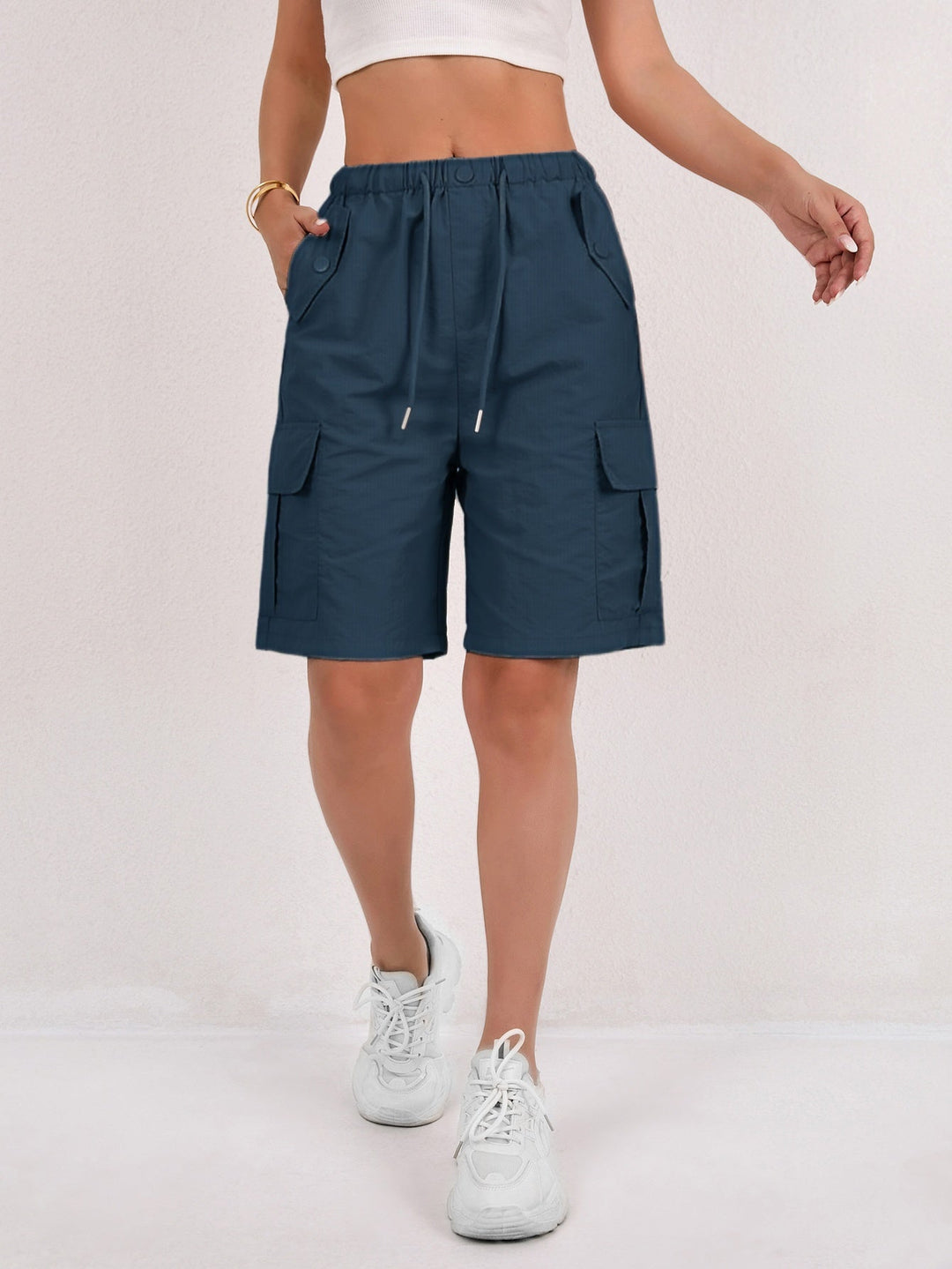 Women's Cargo Shorts | With Drawstring