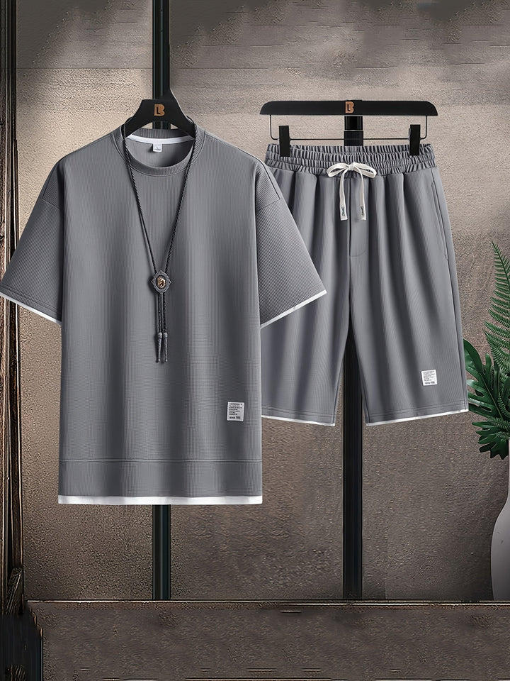Conjunto Masculino Casual de Verão | Dois Peças