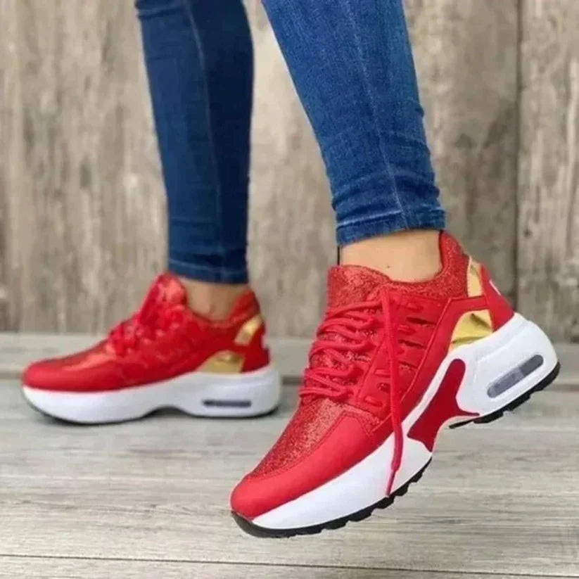 Damen Schnür-Sneakers | Massiv
