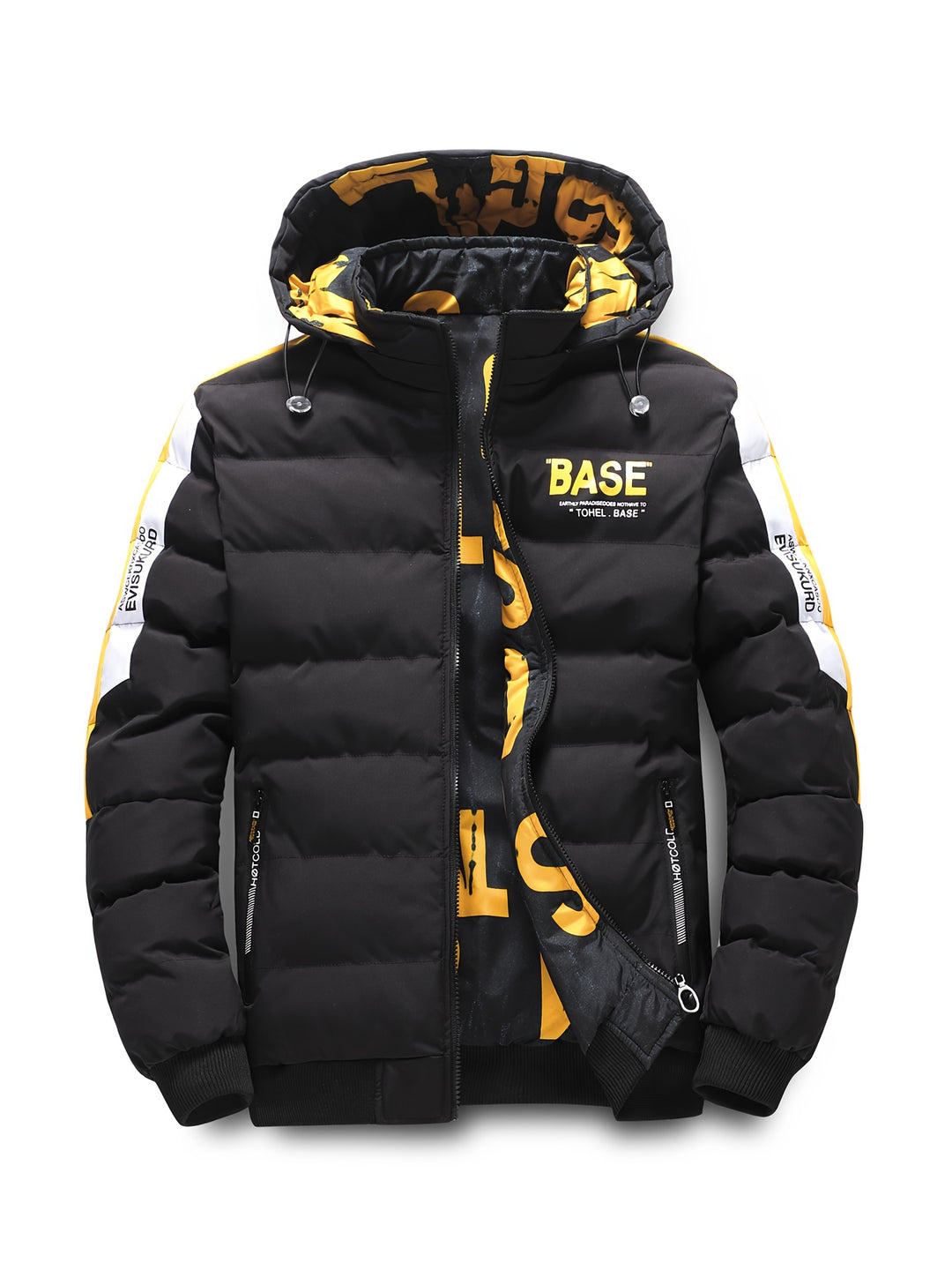 Herren Winter Steppjacke | Sportlicher Stil mit Kapuze