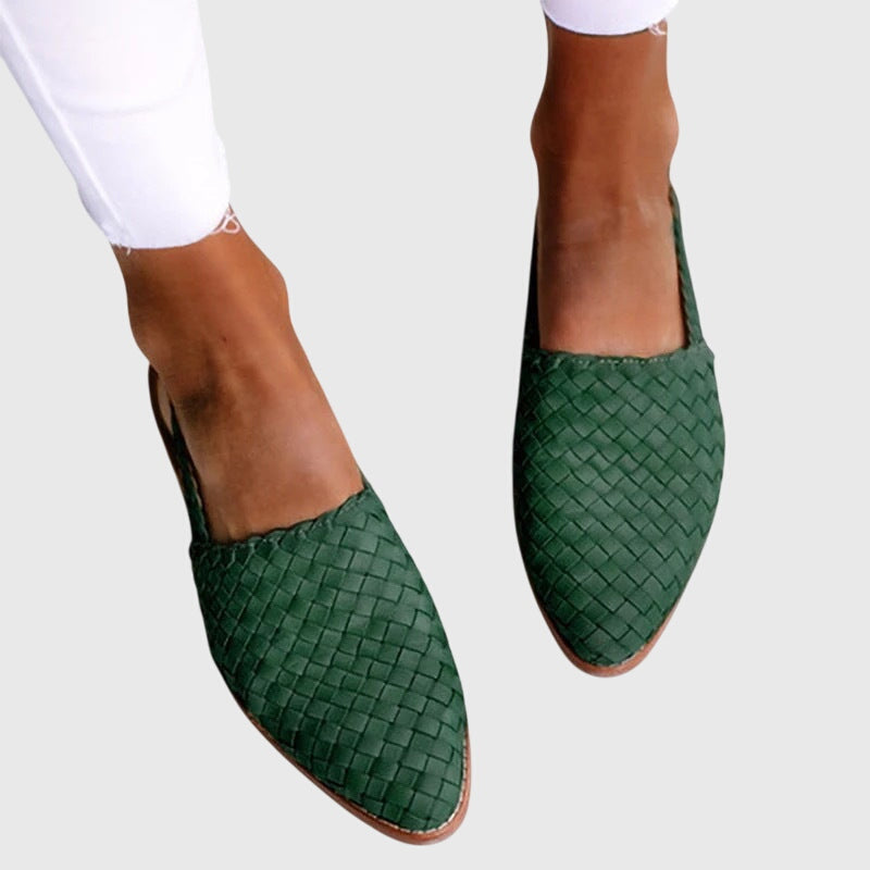 Damen Geflochtene Slipper | Elegant