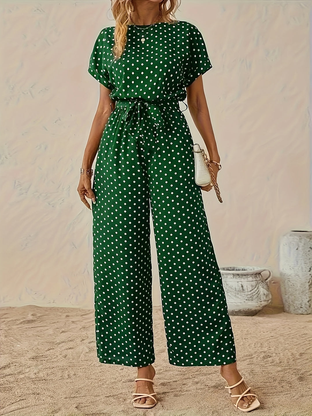 Women's Casual Summer Jumpsuit | Wide Legs