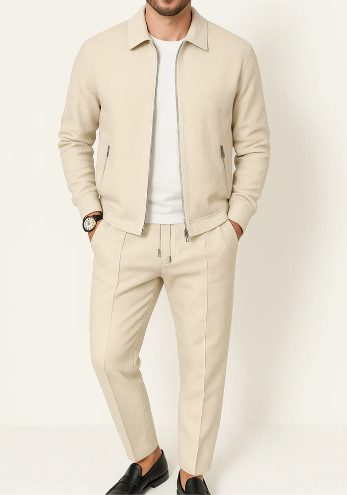 Conjunto Masculino Inteligente Casual Co-Ord | Dois Peças